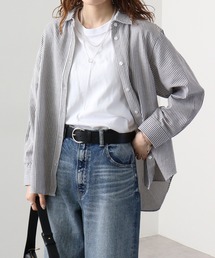 布帛オーバーサイズシャツ (レギュラー襟)