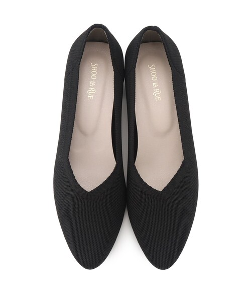 SHOO・LA・RUE（シューラルー）の「◆ニットヒールパンプス（パンプス・レディース・ブラック/ブラウン系1/ブラック系・35/45）」の7枚目の写真