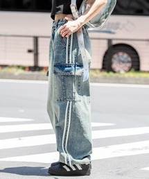 PBLIM | PBLIM/デニムラインカーゴパンツ(デニムパンツ)