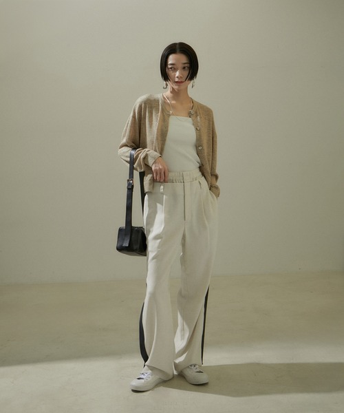 SALON adam et rope'（サロン アダム エ ロペ）の「【DELIY（デリー）】MIX SLUB TRUCK PANTS（その他パンツ・レディース・キナリ・FREE）」の9枚目の写真