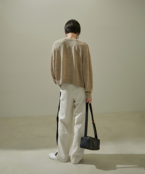 SALON adam et rope'（サロン アダム エ ロペ）の「【DELIY（デリー）】MIX SLUB TRUCK PANTS（その他パンツ・レディース・キナリ・FREE）」の8枚目の写真