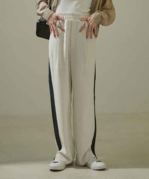 SALON adam et rope'（サロン アダム エ ロペ）の「【DELIY（デリー）】MIX SLUB TRUCK PANTS（その他パンツ・レディース・キナリ・FREE）」の6枚目の写真