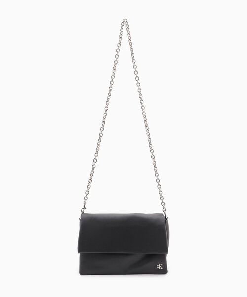 Calvin Klein(カルバン・クライン)の「チェーンフラップバッグ(ボディバッグ/ウエストポーチ・レディース・ブラック・FREE)」の6枚目の写真