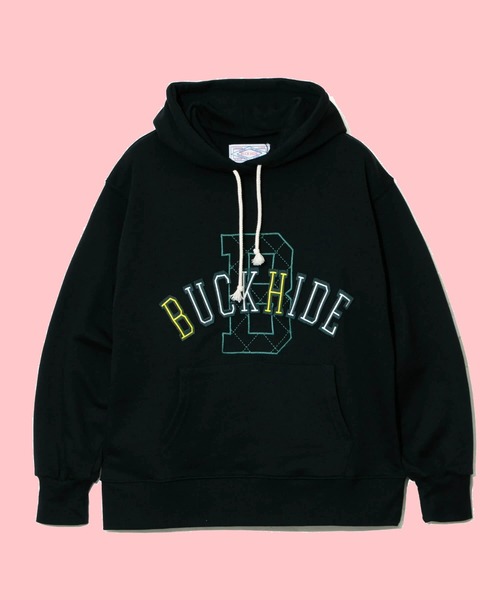 go slow caravan(ゴースローキャラバン)の「Buck HIDE/バックハイド LOGO PARKER(パーカー・メンズ・ブラック/グレー・LARGE/X-LARGE/MEDIUM)」の2枚目の写真