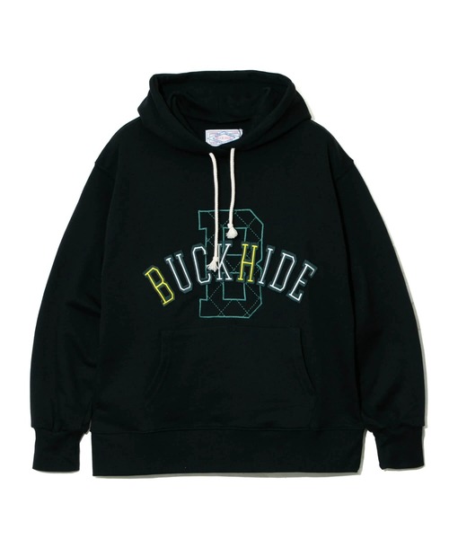go slow caravan(ゴースローキャラバン)の「Buck HIDE/バックハイド LOGO PARKER(パーカー・メンズ・ブラック/グレー・LARGE/X-LARGE/MEDIUM)」の12枚目の写真