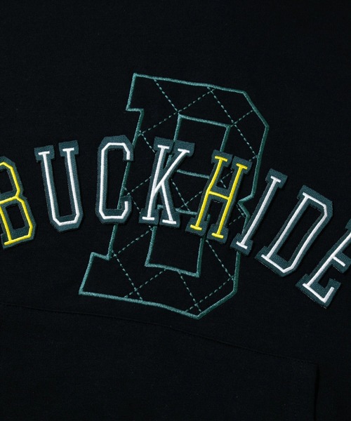 go slow caravan(ゴースローキャラバン)の「Buck HIDE/バックハイド LOGO PARKER(パーカー・メンズ・ブラック/グレー・LARGE/X-LARGE/MEDIUM)」の13枚目の写真