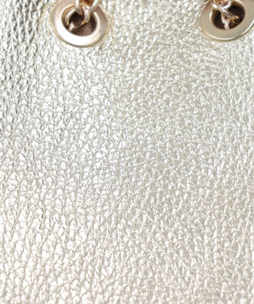 VICE VERSA（バイスバース）の「【VICE VERSA/バイス ベルサ】チェーンレザー巾着バッグ（ショルダーバッグ・レディース・ブラック/シルバー/ゴールド・FREE）」の19枚目の写真