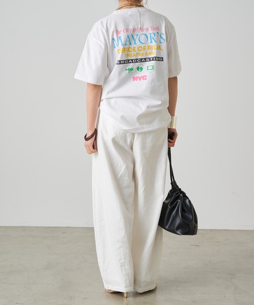 Omekashi（オメカシ）の「リネンカーブパンツ（その他パンツ・レディース・オフホワイト/ブラック/ベージュ・36/38）」の12枚目の写真