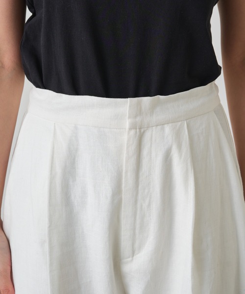Omekashi（オメカシ）の「リネンカーブパンツ（その他パンツ・レディース・オフホワイト/ブラック/ベージュ・36/38）」の17枚目の写真