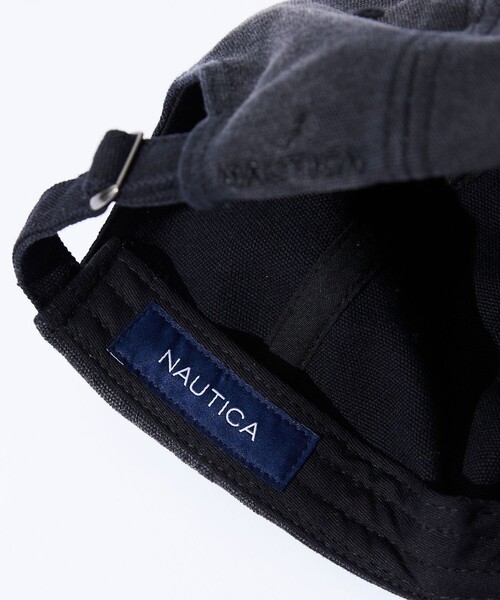 NAUTICA(ノーティカ)の「NAUTICA/ノーティカ Crushed Duck Cap/クラッシュド ダックキャップ(キャップ・メンズ・ベージュ/ブラック・ONE SIZE)」の8枚目の写真