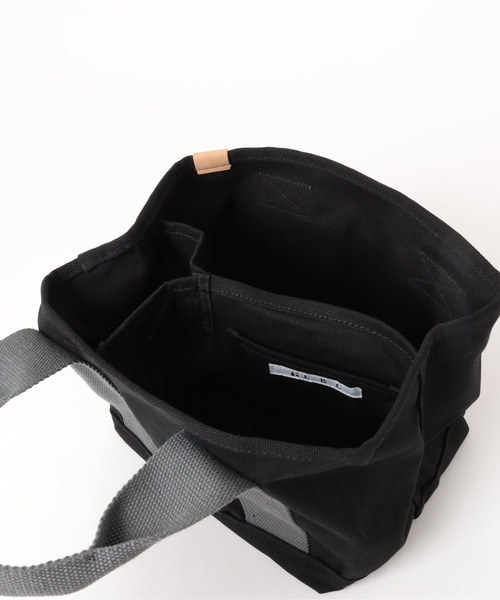 LBC(エルビーシー)の「キャンバス仕切りミニトートバッグ(トートバッグ・レディース・オリーブ/グリーン/ブラウン系その他/ブラック/オレンジ/イエロー・FREE)」の7枚目の写真