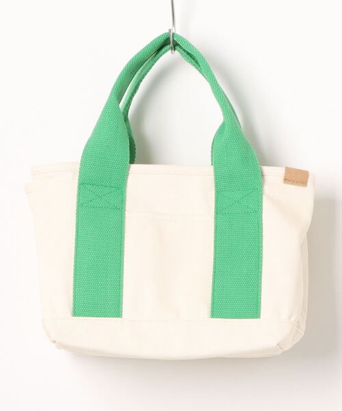 LBC(エルビーシー)の「キャンバス仕切りミニトートバッグ(トートバッグ・レディース・オリーブ/グリーン/ブラウン系その他/ブラック/オレンジ/イエロー・FREE)」の11枚目の写真