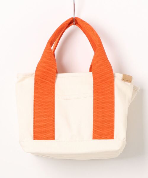 LBC(エルビーシー)の「キャンバス仕切りミニトートバッグ(トートバッグ・レディース・オリーブ/グリーン/ブラウン系その他/ブラック/オレンジ/イエロー・FREE)」の12枚目の写真