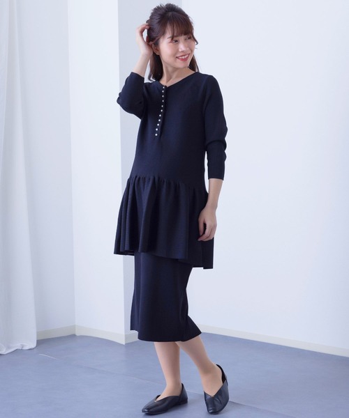 【セール】前後2WAY ブラウスライクニット(マタニティウェア/グッズ)|ETERNITY SELECT(エタニティ セレクト) 【セール】前後2WAY ブラウスライクニット(マタニティウェア/グッズ)|ETERNITY SELECT(エタニティ セレクト)