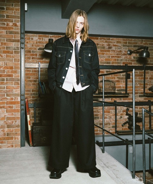 sunsea 20ss snm4 wide straight pants