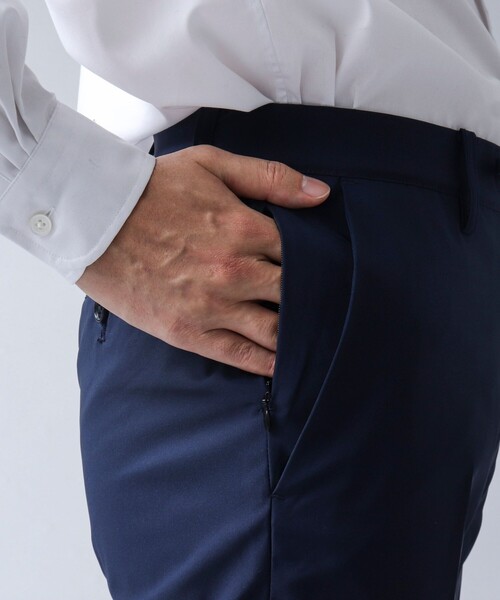 NOLLEY'S goodman（ノーリーズグッドマン）の「【ACTIVE SECT】《限定展開 / 速乾 / 形態回復 / イージーケア》SOLOTEX ストレッチイージーパンツ（その他パンツ・メンズ・ネイビー/ベージュ/ブラック・M/L/XL/S）」の10枚目の写真