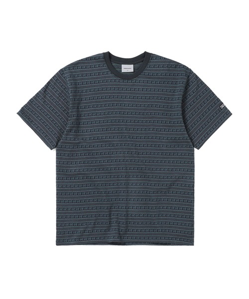 thisisneverthat（ディスイズネバーザット）の「Pattern Striped Tee（Tシャツ/カットソー・メンズ・ベージュ系その他/ネイビー・L/M/S/XL）」の2枚目の写真