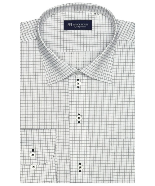 形態安定ノーアイロン ワイド 長袖ビジネスワイシャツ（ビジネスシャツ）｜TOKYO SHIRTS（トウキョウシャツ）