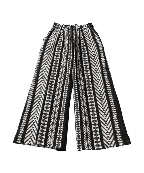 antiqua（アンティカ）の「エスニックワイドパンツ（その他パンツ・レディース・ブラック/ナチュラル・P/R）」の9枚目の写真