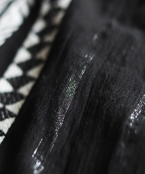 antiqua（アンティカ）の「エスニックワイドパンツ（その他パンツ・レディース・ブラック/ナチュラル・P/R）」の16枚目の写真