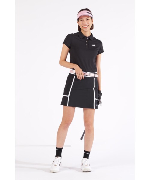 New Balance Golf(ニューバランスゴルフ)の「【new balance golf】4WAYストレッチ ソフトシェル バックプリーツ スカート (WOMENS WORLD)(スカート・レディース・ブラック/ピンク系その他2/ホワイト・MEDIUM/LARGE/SMALL)」の7枚目の写真