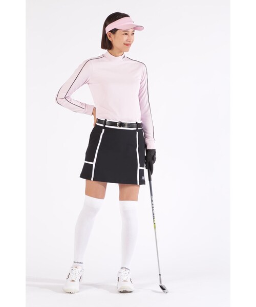 New Balance Golf(ニューバランスゴルフ)の「【new balance golf】4WAYストレッチ ソフトシェル バックプリーツ スカート (WOMENS WORLD)(スカート・レディース・ブラック/ピンク系その他2/ホワイト・MEDIUM/LARGE/SMALL)」の9枚目の写真