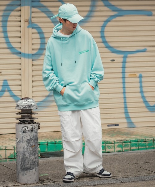 SIDEWAY STANCE（サイドウェイスタンス）の「【SIDEWAY STANCE】ワイド カーゴパンツ（カーゴパンツ・メンズ・カーキ/ブラック/ベージュ/ホワイト・SMALL/MEDIUM/LARGE）」の19枚目の写真