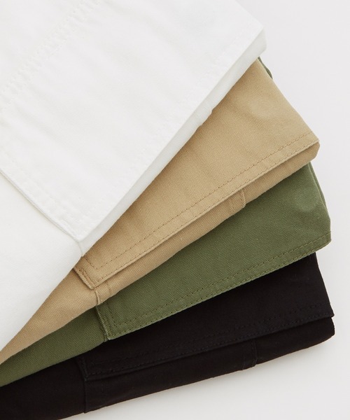 SIDEWAY STANCE（サイドウェイスタンス）の「【SIDEWAY STANCE】ワイド カーゴパンツ（カーゴパンツ・メンズ・カーキ/ブラック/ベージュ/ホワイト・SMALL/MEDIUM/LARGE）」の6枚目の写真