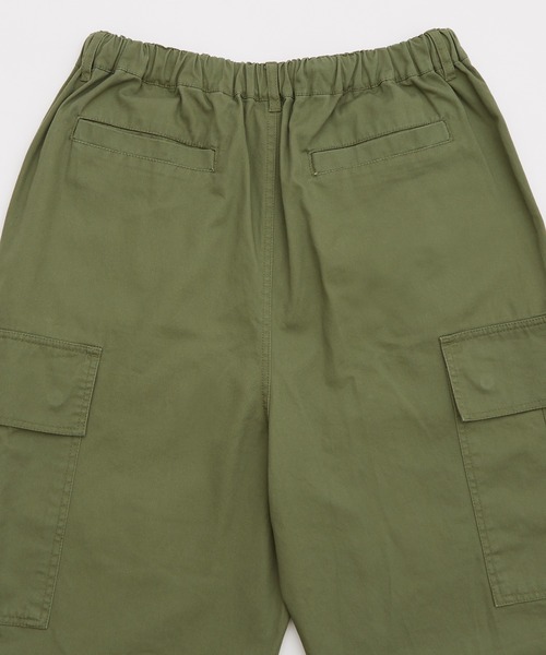 SIDEWAY STANCE（サイドウェイスタンス）の「【SIDEWAY STANCE】ワイド カーゴパンツ（カーゴパンツ・メンズ・カーキ/ブラック/ベージュ/ホワイト・SMALL/MEDIUM/LARGE）」の8枚目の写真