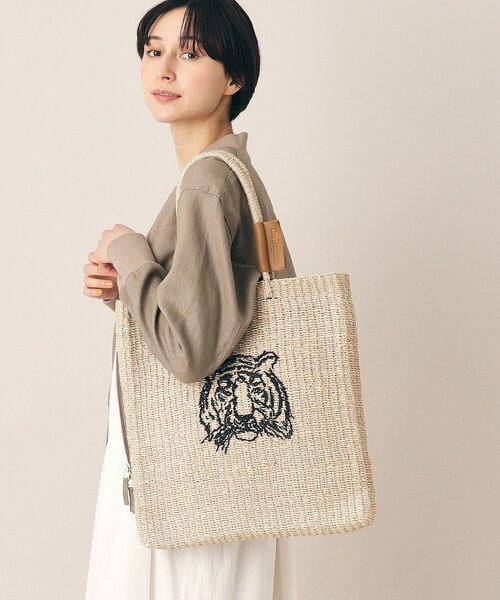 The Bagmati（ザバグマティ）の「◆BAGMATI（バグマティ）タイガートート（トートバッグ・レディース・ブラック/ライトベージュ・00）」の5枚目の写真