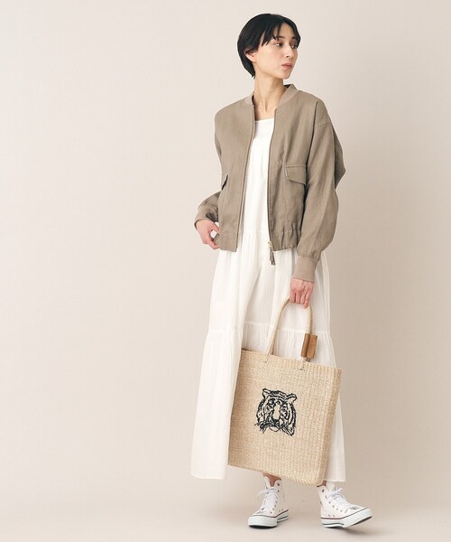 The Bagmati（ザバグマティ）の「◆BAGMATI（バグマティ）タイガートート（トートバッグ・レディース・ブラック/ライトベージュ・00）」の6枚目の写真