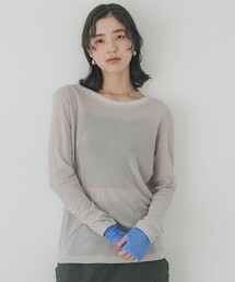 PUBLIC TOKYO | レイヤーシアーTOP/シースルートップス(Tシャツ/カットソー)