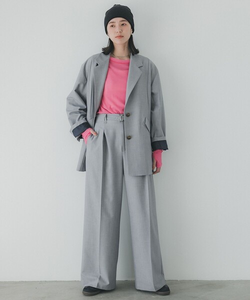 STUDIOUS - public Tokyo シースルートップス セール】レイヤーシアーTOP/シースルートップス（Tシャツ