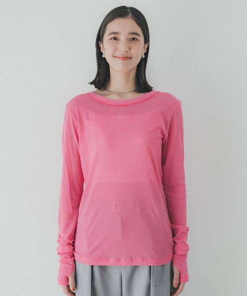 イッセイミヤケ　カットソー　トップス　シースルー　シアー 楽天市場】シースルー（ブランドイッセイミヤケ）（Tシャツ