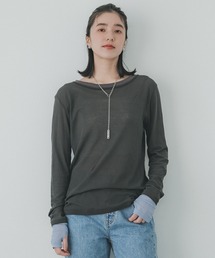 レイヤーシアーTOP/シースルートップス