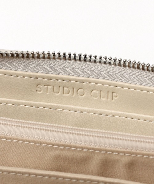 studio CLIP(スタディオクリップ)の「ハンドストラップ付き長財布(財布・レディース・ピンク/チャコール/オフホワイト・FREE)」の12枚目の写真