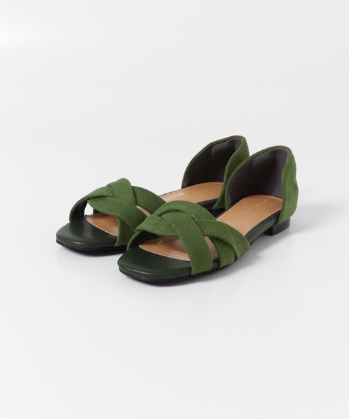 URBAN RESEARCH DOORS セパレートフラットサンダル　新品未使用 URBAN RESEARCH DOORS サンダル セパレートフラットサンダル
