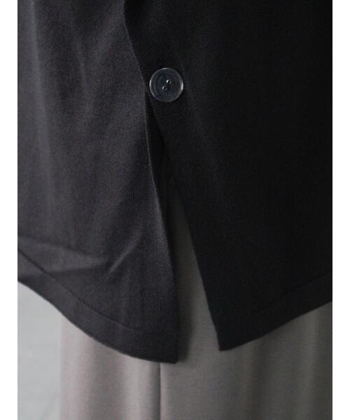 Lugnoncure（ルノンキュール）の「マルチウェイベスト（ニット/セーター・レディース・グレー/オフホワイト/ブラック・F）」の13枚目の写真