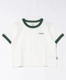 VANS | VANS ヴァンズ W VANS Logo Ringer TEE ショートスリーブ 124R3011200 ABC-MART限定 GREEN(Tシャツ/カットソー)