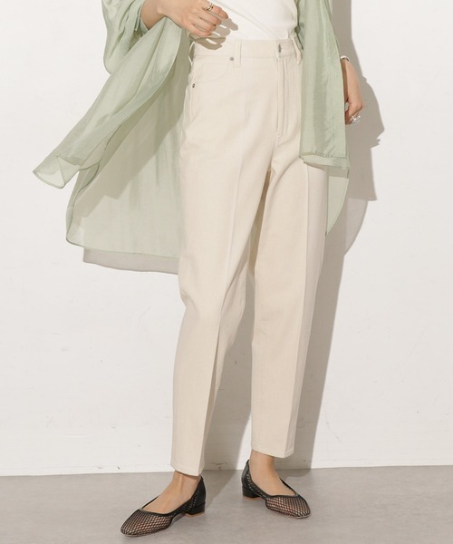 ハイウエストテーパードカツラギパンツ（その他パンツ）｜nano･universe（ナノユニバース）