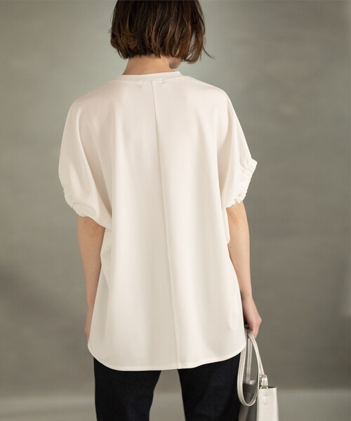 OPAQUE.CLIP(オペークドットクリップ)の「◆UV イージードルマントップス【洗濯機洗い可】(Tシャツ/カットソー・レディース・ブルー系その他/ホワイト/ブラック/チャコールグレー・36/38/40/42)」の9枚目の写真