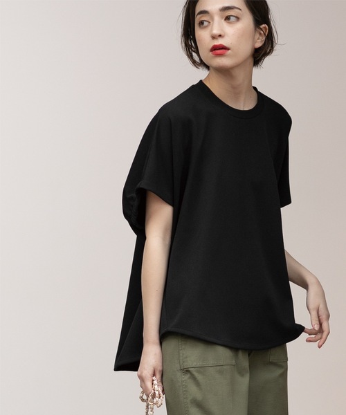 OPAQUE.CLIP(オペークドットクリップ)の「◆UV イージードルマントップス【洗濯機洗い可】(Tシャツ/カットソー・レディース・ブルー系その他/ホワイト/ブラック/チャコールグレー・36/38/40/42)」の2枚目の写真