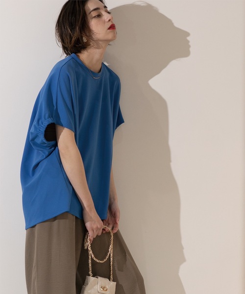 OPAQUE.CLIP(オペークドットクリップ)の「◆UV イージードルマントップス【洗濯機洗い可】(Tシャツ/カットソー・レディース・ブルー系その他/ホワイト/ブラック/チャコールグレー・36/38/40/42)」の22枚目の写真