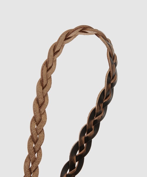Our Legacy BRAIDED BELT ベルト男女兼用 M/80 OUR LEGACY - 2 CM BRAIDED BELT Black Leather | River