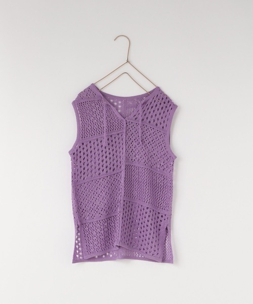 LOWRYS FARM(ローリーズファーム)の「スカシパッチワークベスト 114858(ベスト・キッズ・ブラック系その他/ブラック/パープル・110cm/130cm/150cm)」の17枚目の写真