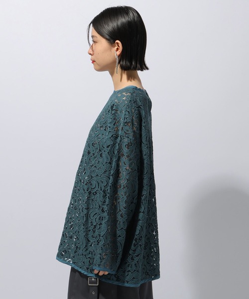 HARE(ハレ)の「レースビッグプルオーバー(HARE)(Tシャツ/カットソー・レディース・グリーン/ブラック・FREE)」の17枚目の写真