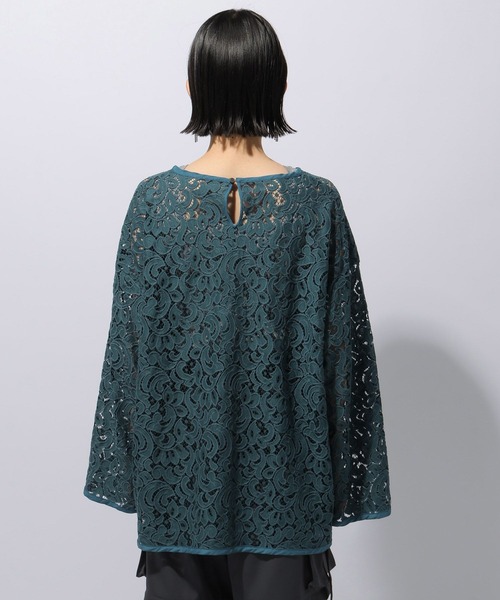 HARE(ハレ)の「レースビッグプルオーバー(HARE)(Tシャツ/カットソー・レディース・グリーン/ブラック・FREE)」の18枚目の写真