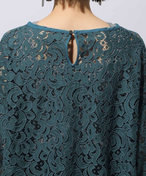 HARE(ハレ)の「レースビッグプルオーバー(HARE)(Tシャツ/カットソー・レディース・グリーン/ブラック・FREE)」の10枚目の写真