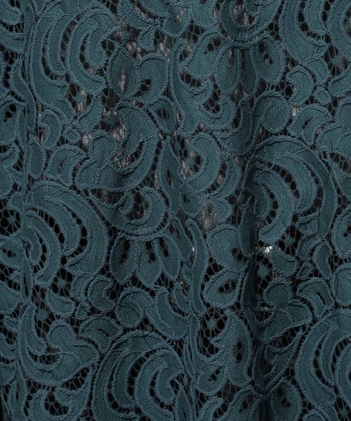 HARE(ハレ)の「レースビッグプルオーバー(HARE)(Tシャツ/カットソー・レディース・グリーン/ブラック・FREE)」の12枚目の写真