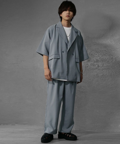 MinoriTY】さら艶テーラードジャケットセットアップ メンズ テーラード